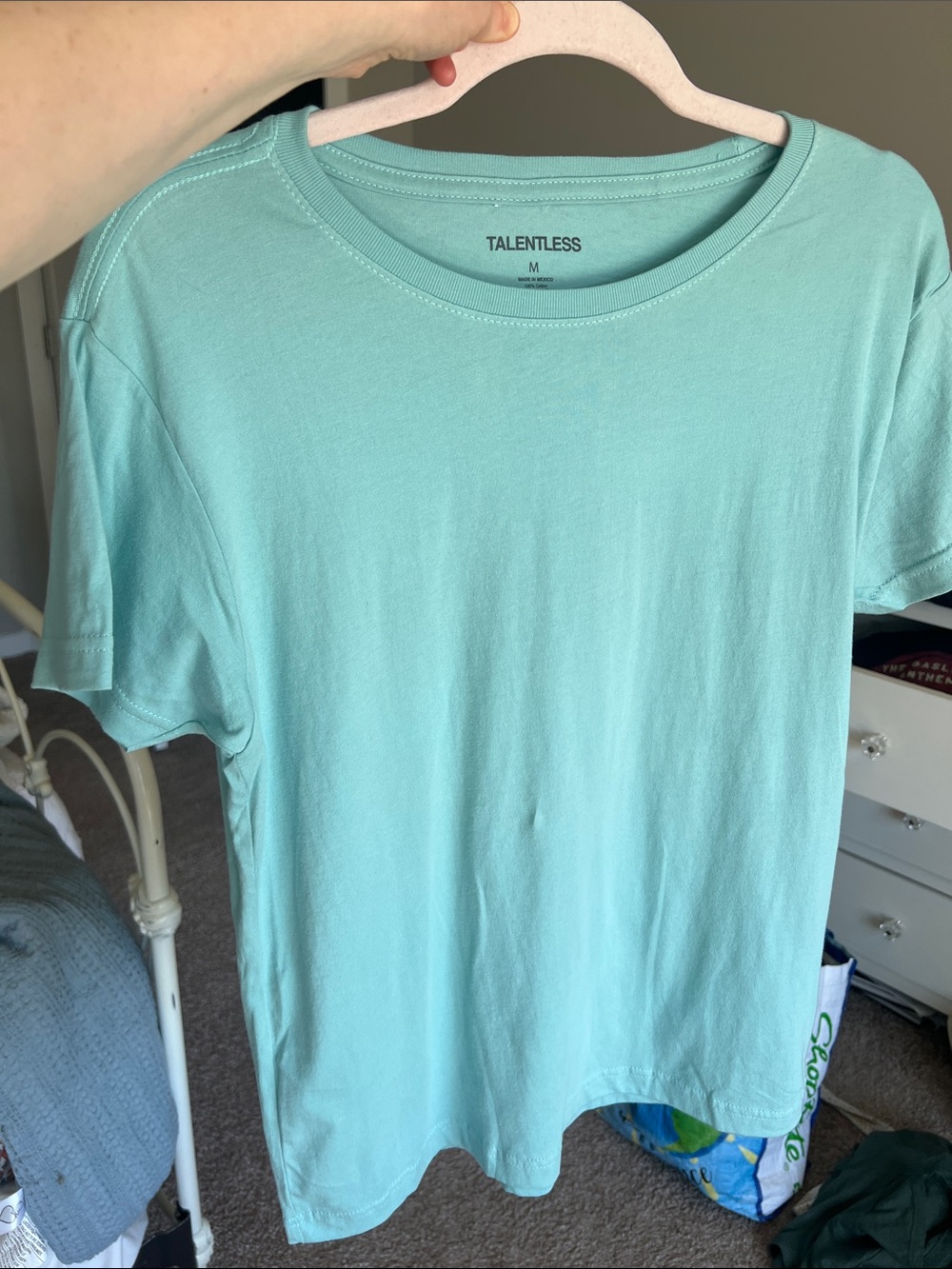 TALENTLESS Turquoise Short Sleeve Tee